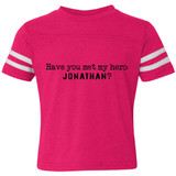 Jonathan Definition of a Hero Toddler Striped Tee