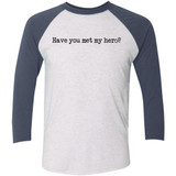 Pitt Hopkins Definition of a Hero Unisex Raglan Tee