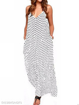 Spaghetti Strap Printed Maxi Dress