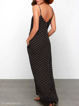 Spaghetti Strap Printed Maxi Dress