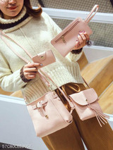 New Style Four Pieces Fringe Shouder Bag
