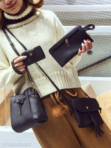 New Style Four Pieces Fringe Shouder Bag