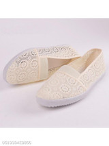 Lace Flat Lace Round Toe Casual Flat & Loafers