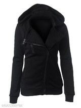 Hooded Zipper Plain Hoodie