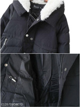 Hooded Zipper Plain Coat