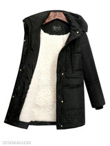 Hooded Zipper Plain Coat