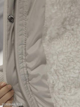 Hooded Zipper Plain Coat