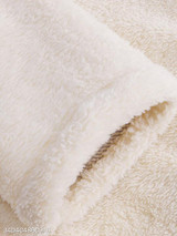 Hooded Zipper Plain Coat