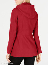 Hooded Zipper Plain Coat