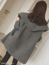 Hooded Pocket Faux Fur Coat Hooded Pocket Faux Fur Coat