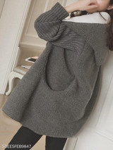 Hooded Pocket Faux Fur Coat Hooded Pocket Faux Fur Coat