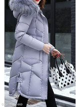 Hooded Patch Pocket Side Slit Zipper Plain Coats