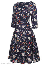 Round Neck Printed Maxi Dress