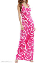 Round Neck Printed Maxi Dress
