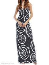 Round Neck Printed Maxi Dress