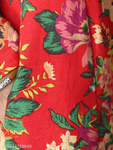 Round Neck Printed Maxi Dress