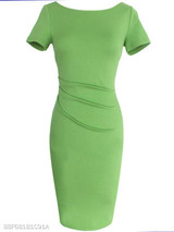 Round Neck Plain Bodycon Dress
