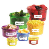 7Pcs/set Portion Control Food Prep Storage Containers