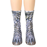 Unisex Animal Paw Crew Socks Sublimated Print