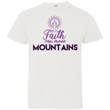 Faith can move mountains 6101 Youth Jersey T-Shirt