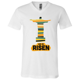 He is Risen3005 Unisex Jersey SS V-Neck T-Shirt