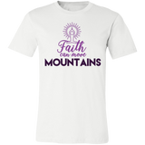 Faith can move mountains 3001C Unisex Jersey Short-Sleeve T-Shirt