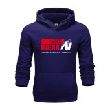 Gorilla wear brand Colorful Men Hip Hop Streetwear Solid Fleece Man Hoodies Men's Thicken Clothes Winter Sweatshirts loose Hoody
