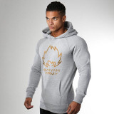 Men Bodybuilding Brand Hoodies Casual Fashion Cotton Sweatshirt Gyms Fitness Workout Hooded Jacket Tops Male Sportswear Clothing