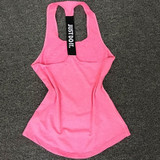 Women Sleeveless Fitness Vest Exercise Workout Sports T-Shirts Fitness Running Sport Vest Yoga top Gym Clothing T-Shirt