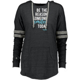 Be the Reason Someone Smiles Ladies Hooded Pullover