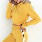 Winter Stripe Jogger Set