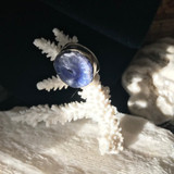 Blue Solar Druzy Gem Sterling Silver Ring Size 7.75 Blue Solar Druzy Gem Sterling Silver Ring Size 7.75