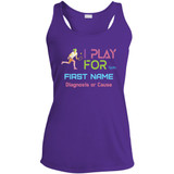 Personalized 'I Play Tennis For' Ladies Tank