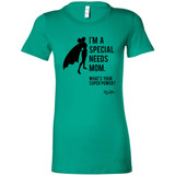 Super Powered Mom Fitted Tee