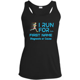 Personalized I Run For Ladies Tank
