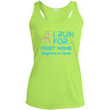 Personalized I Run For Ladies Tank