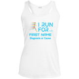 Personalized I Run For Ladies Tank