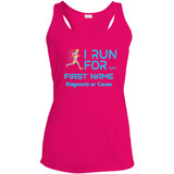 Personalized I Run For Ladies Tank