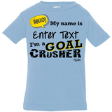 Personalized Goal Crusher Infant/Toddler Tee