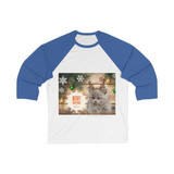 Perry - Xmas - Unisex 3/4 Sleeve Baseball Tee-CatStory™