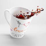 Helen - Love Cats Latte Mug -CatStory™