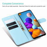 Lychee Pattern Wallet Phone Case For Samsung S21 Series