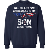 Son Christmas Printed Crewneck Pullover Sweatshirt  8 oz