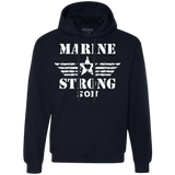 Heavyweight Marine Son Pullover Fleece Sweatshirt