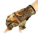 2 in1 Full finger and Half finger Hunting Camouflage Gloves Anti-Slip tactical gloves policia Camping Camo Glove fit jungle