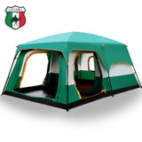 Tent 8-12 Person outdoor New big space camping outing two bedroom tent ultra-large hight quality waterproof camping tent