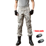 Outdoor Camouflage Hunting Pants Military Clothing Army Combat Fishing Hunter Pants Knee Pads Tactical Gear Hiking CS Clothes
