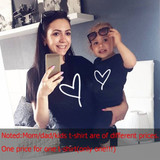 Family Tshirts Boys Girls Mom Mother Mommy and Daughter Son Family T-shirt Family Look Matching T-shirt Mommy Mom and Me Clothes