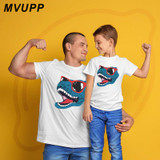 Dinosaur cool family look mother daughter clothes father son matching outfits daddy mommy baby fashion mom and me clothing mama