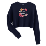 Cat Mom Crop Sweatshirt